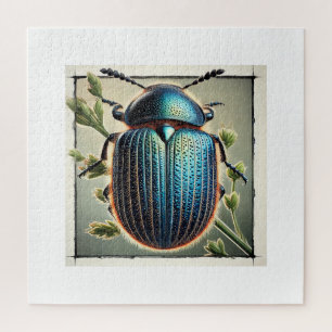 Pleasing Fungus Beetle 060924IREF231 - Watercolor Jigsaw Puzzle
