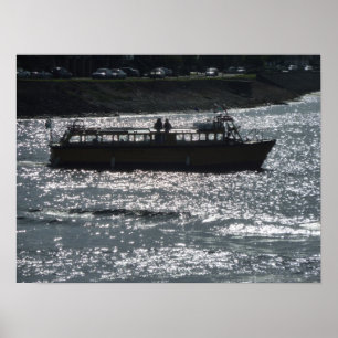 Pleasure Craft, Cardiff Bay Harbour Poster