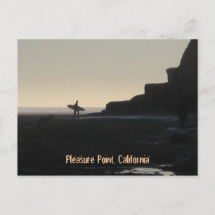 Pleasure Point, California Postcard