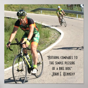 Pleasures of a Bike Ride Poster