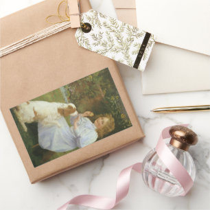 Pleasures of Hope by William Henry Gore Rectangular Sticker