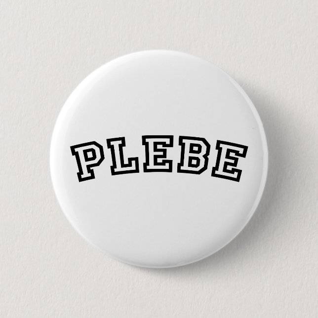 PLEBE 6 CM ROUND BADGE (Front)