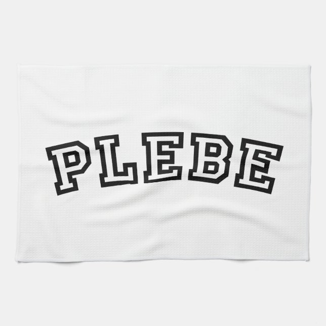 PLEBE TEA TOWEL (Horizontal)