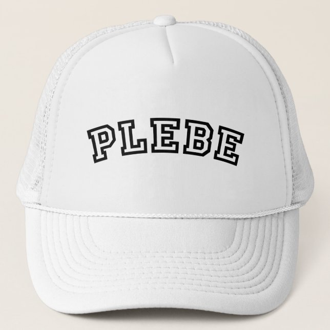PLEBE TRUCKER HAT (Front)