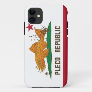 Pleco Republic Flag iPhone 11 Case