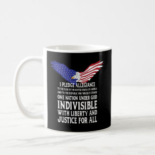 Pledge Allegiance To The Flag Usa Coffee Mug