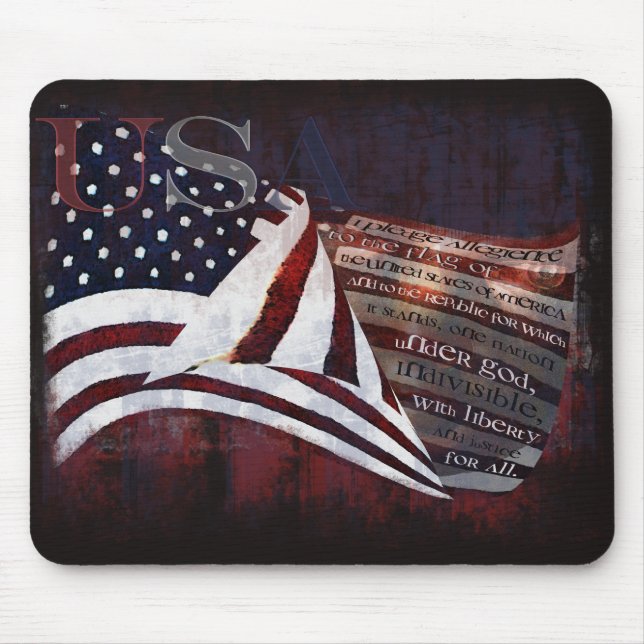 Pledge of Allegiance gifts & Greetings Mouse Pad (Front)