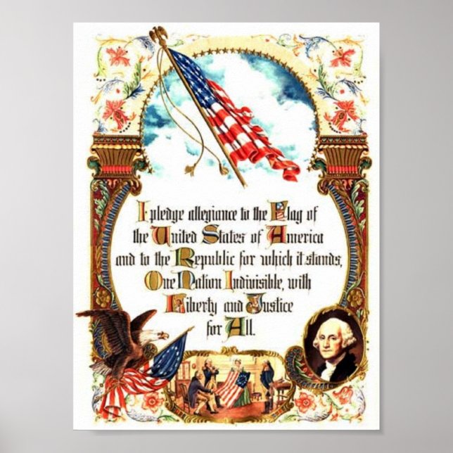 Pledge of Allegiance - Original Poster (Front)