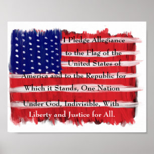 Pledge Of Allegiance Poster