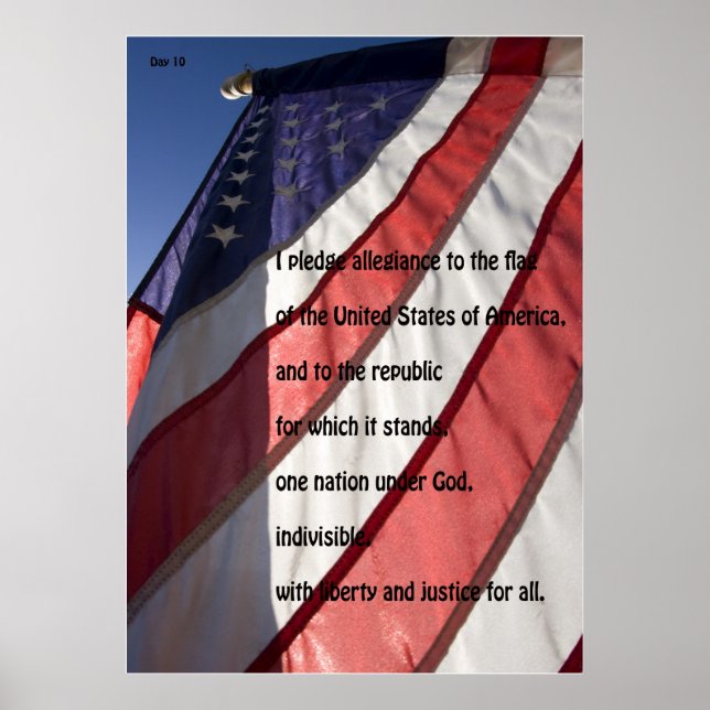 Pledge of Allegiance Poster (Front)