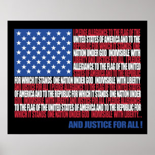 Pledge of Allegiance poster