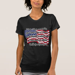 Pledge of Allegiance with US Flag T-Shirt