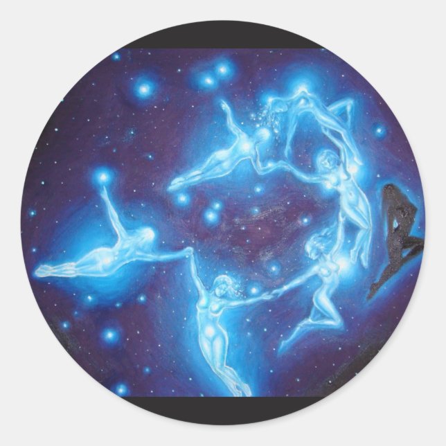 Pleiades Classic Round Sticker (Front)