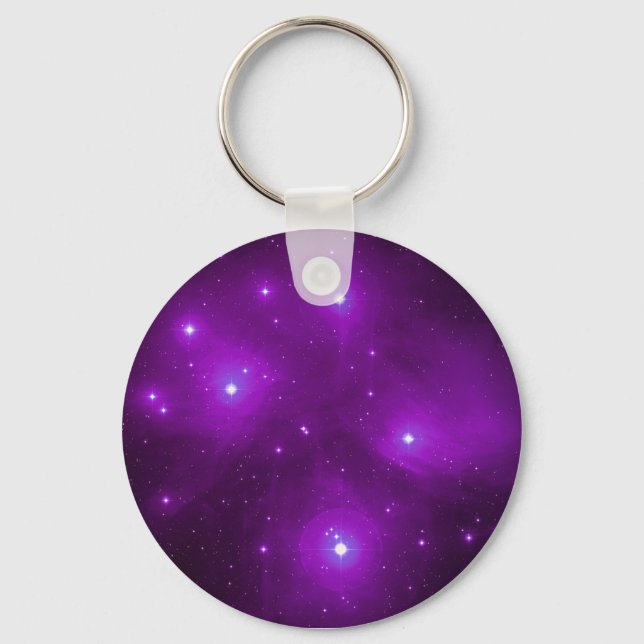 Pleiades in Purple Keychain (Front)