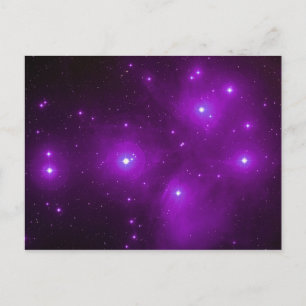 Pleiades in Purple Postcard