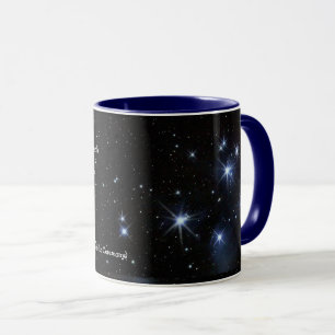 Pleiades (text is customisable) mug