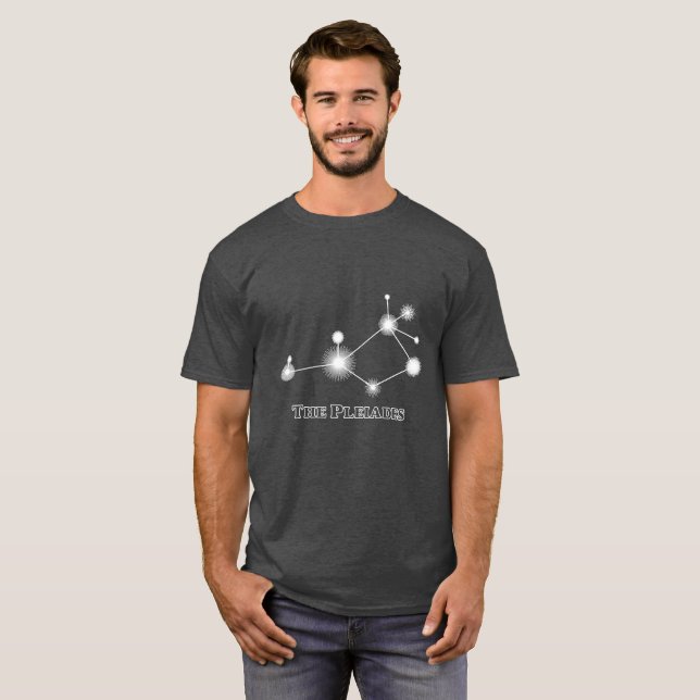 Pleiades with Title - Dark T-Shirts (Front Full)