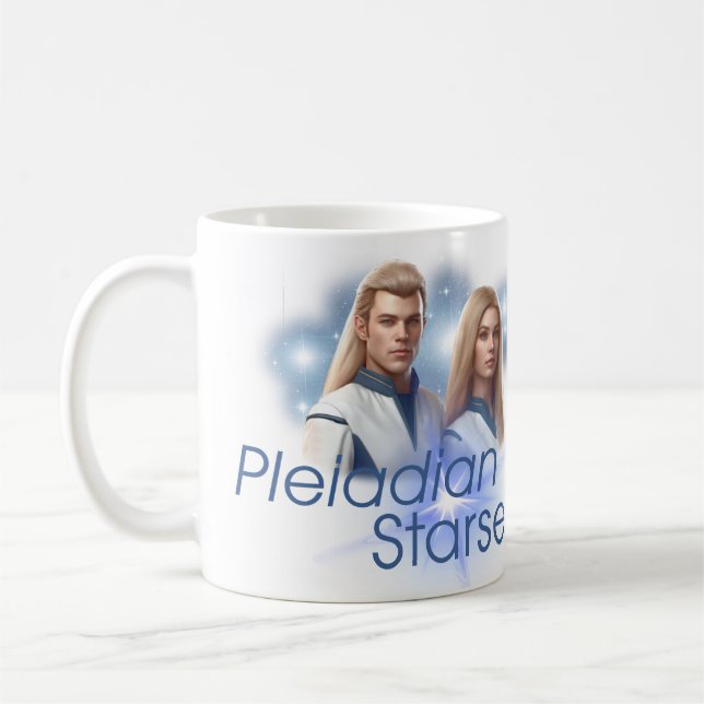 Pleiadian Starseed Coffee Mug (Left)
