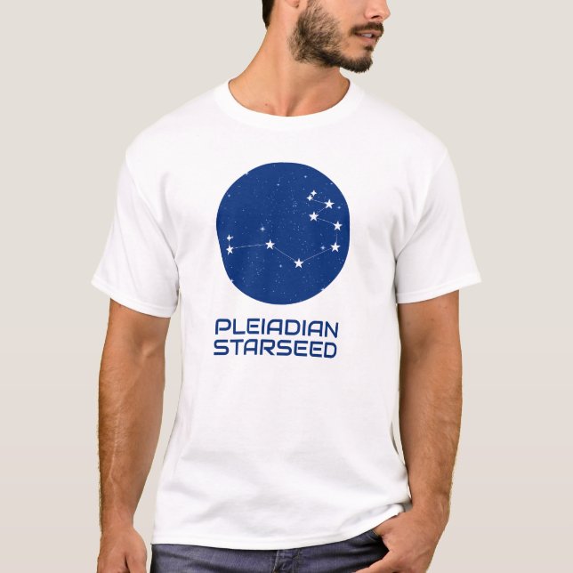 Pleiadian Starseed T-Shirt – Light & Love Design (Front)