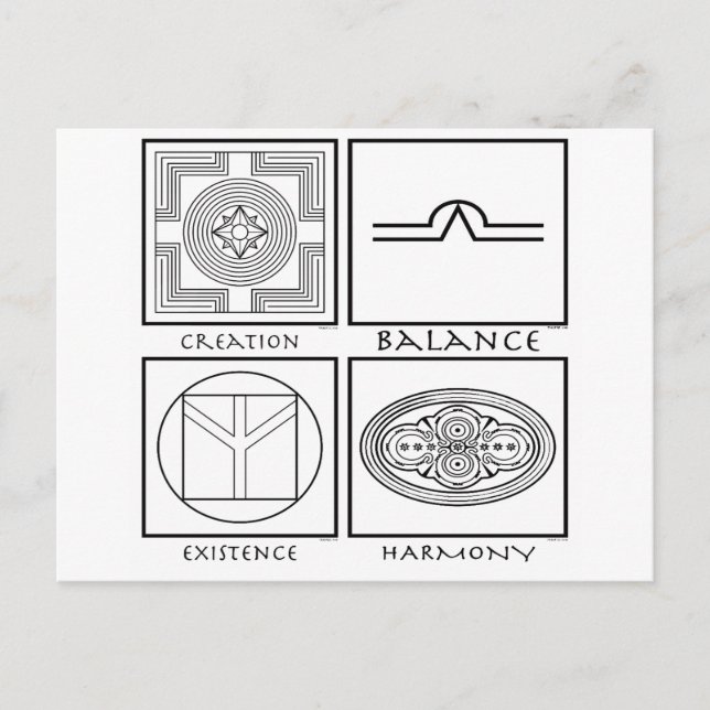 Plejaren Symbols Postcard (Front)