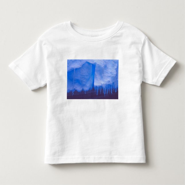 Pleneau Iceberg Graveyard, Antarctica: Blue Toddler T-Shirt (Front)