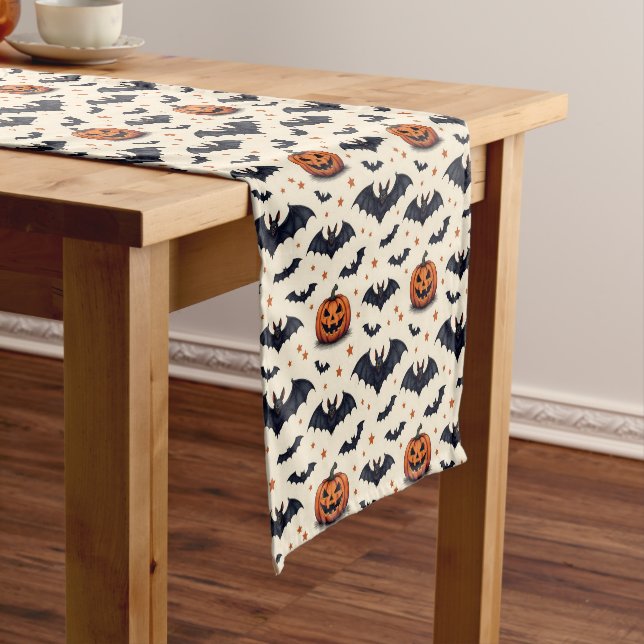 Plenty of Bats Short Table Runner (In Situ)