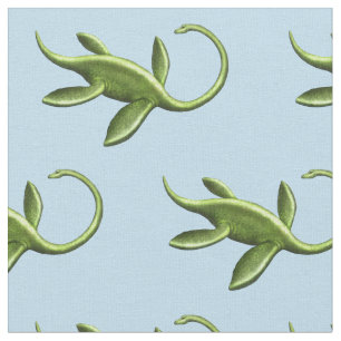 Plesiosaur Dinosaur Nessie Fabric