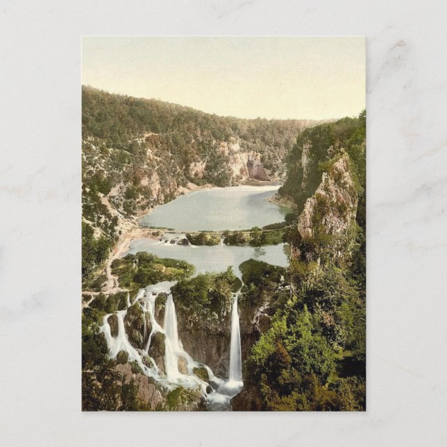 Pletvicerseen (i.e., Plitvice Lake), Ermitensee, C Postcard (Front)