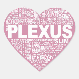 Plexus Heart Heart Sticker