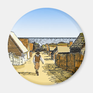 Plimoth Plantation Magnet