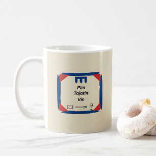 Plin Tajarin Vin Piedmont Flag Badge Coffee Mug