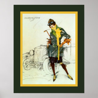 Plinio Codognato ~ Fiat 509 ~ 1926 Advertising ~ Poster