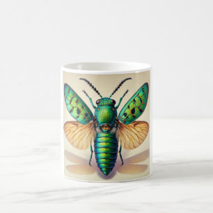 Plinthocoelium beetle 280824IREF244 - Watercolor Coffee Mug