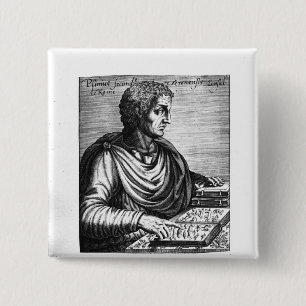 Pliny the Elder 15 Cm Square Badge