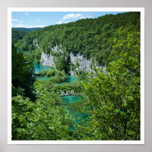 Plitvice Lakes Croatia Landscape Photography Poster