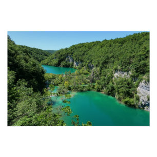 Plitvice Lakes Croatia Poster