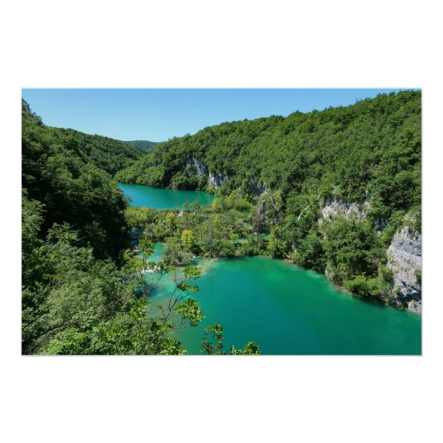 Plitvice Lakes Croatia Poster (Front)