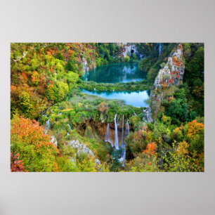 Plitvice Lakes in Croatia Poster