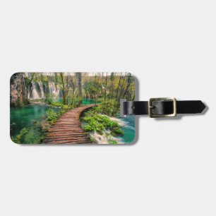 Plitvice Lakes National Park Croatia stylised Luggage Tag