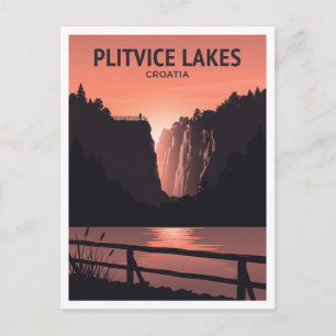 Plitvice Lakes National Park Korenica Croatia Postcard