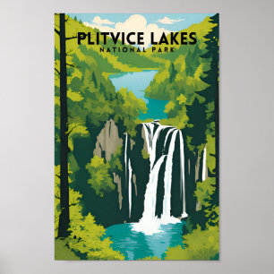 Plitvice Lakes National Park Poster