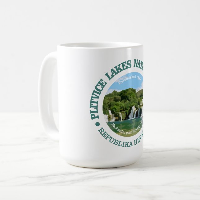 Plitvice Lakes NP Coffee Mug (Front Left)