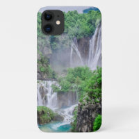 Plitvice lakes waterfall