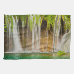 Plitvice Waterfall Tea Towel