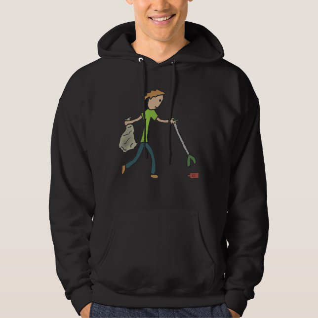 Plogging and Litter Picking Hoodie (Front)