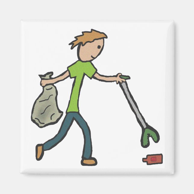 Plogging and Litter Picking Magnet (Front)