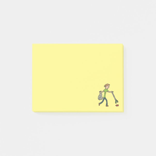 Plogging and Litter Picking Post-it Notes (Front)