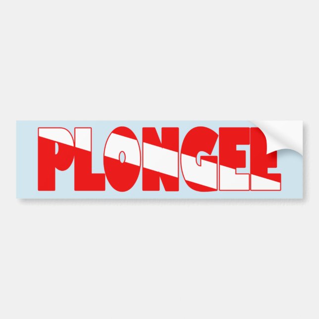 Plongee (French) Bumper Sticker (Front)