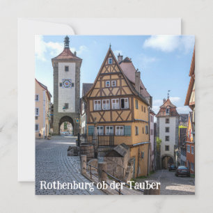 Plönlein in Rothenburg ob der Tauber, Germany