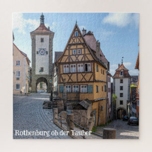 Plönlein in Rothenburg ob der Tauber, Germany Jigsaw Puzzle